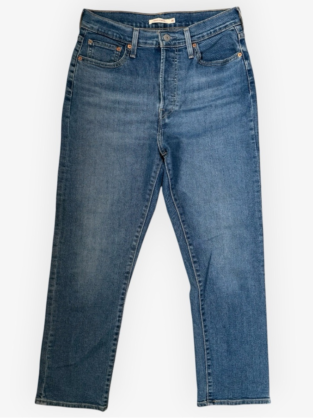 Levi’s Wedgie Straight Ankle Women's Jeans Button Fly Size 30